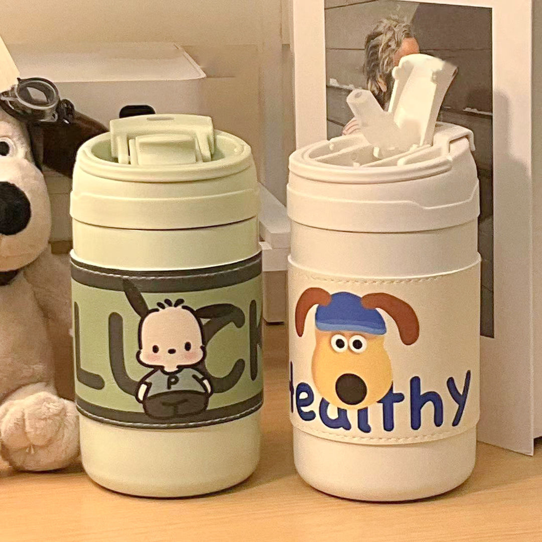 Women's Insulating Drinking Cup with Cheerful Animal Design Bowlift