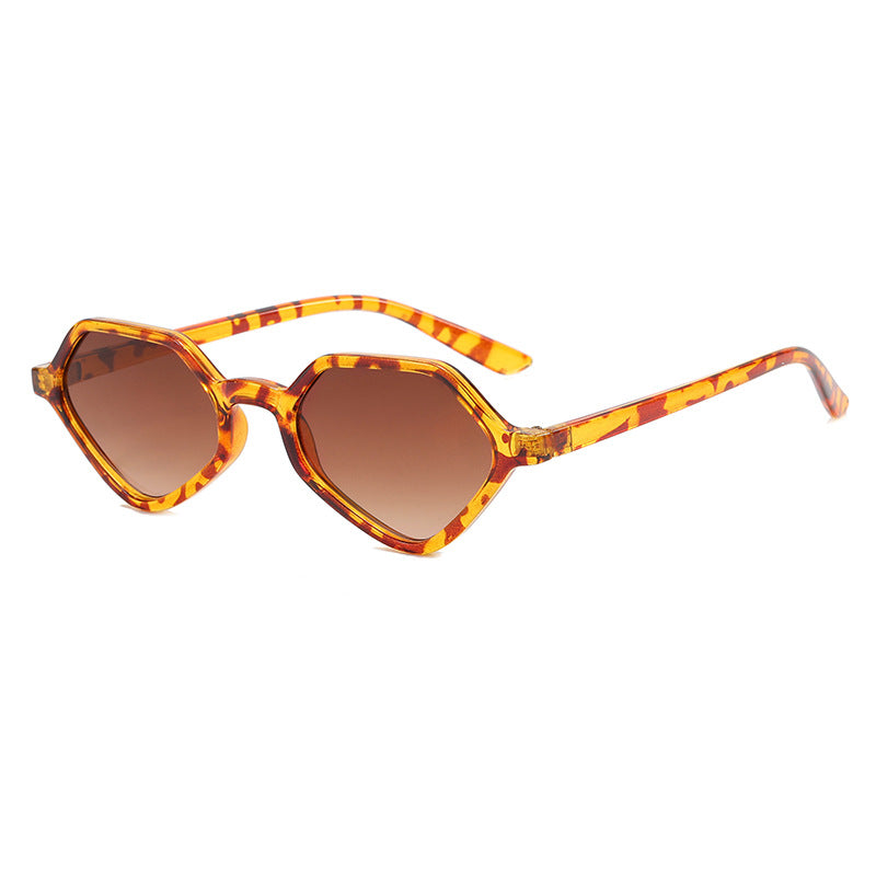Women's Geometric Design Sunglasses with Mirrored Lenses Bowlift