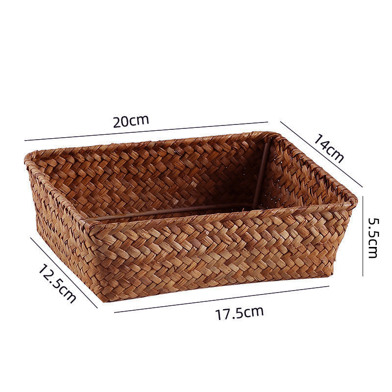 Rectangular Woven Storage Tray Bowlift
