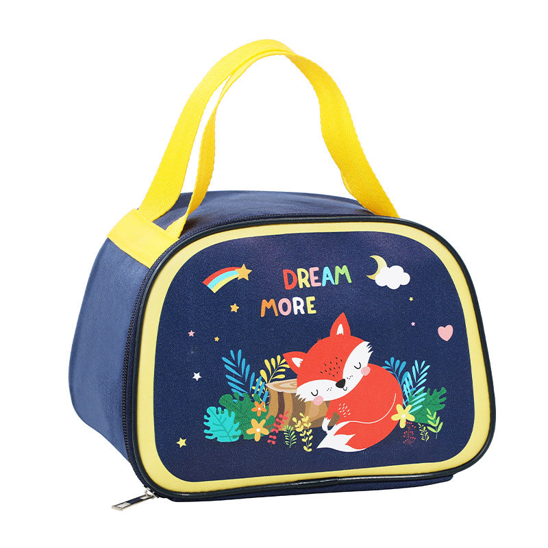 Insulated Fox-Themed Lunch Bag Bowlift