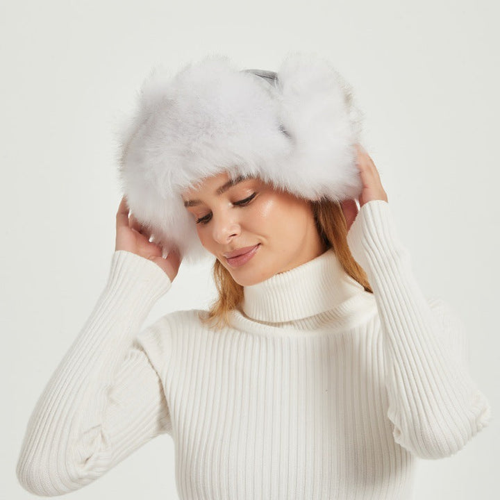 BowLift | Women’s Chunky Faux Fur Winter Hat with Animal Ears