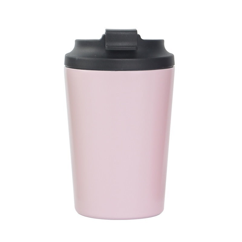 Women insulated coffee cup with ergonomic lid Bowlift