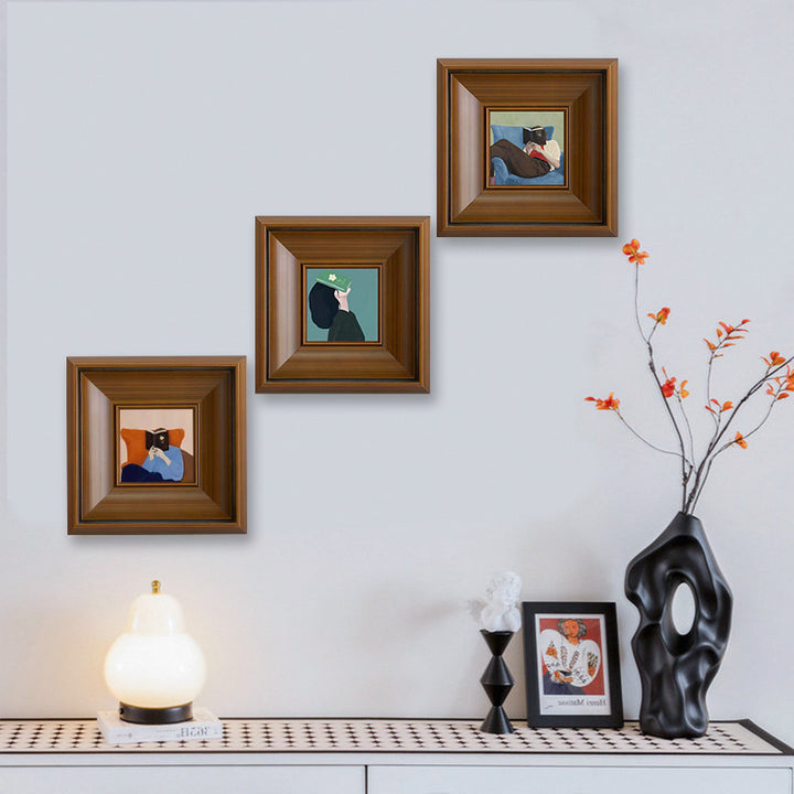 Framed Artistic Emotional Portrait Wall Art