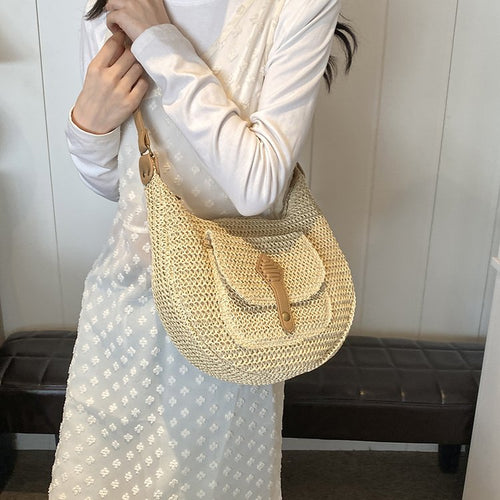 Handcrafted Macrame Hobo Bag Bowlift