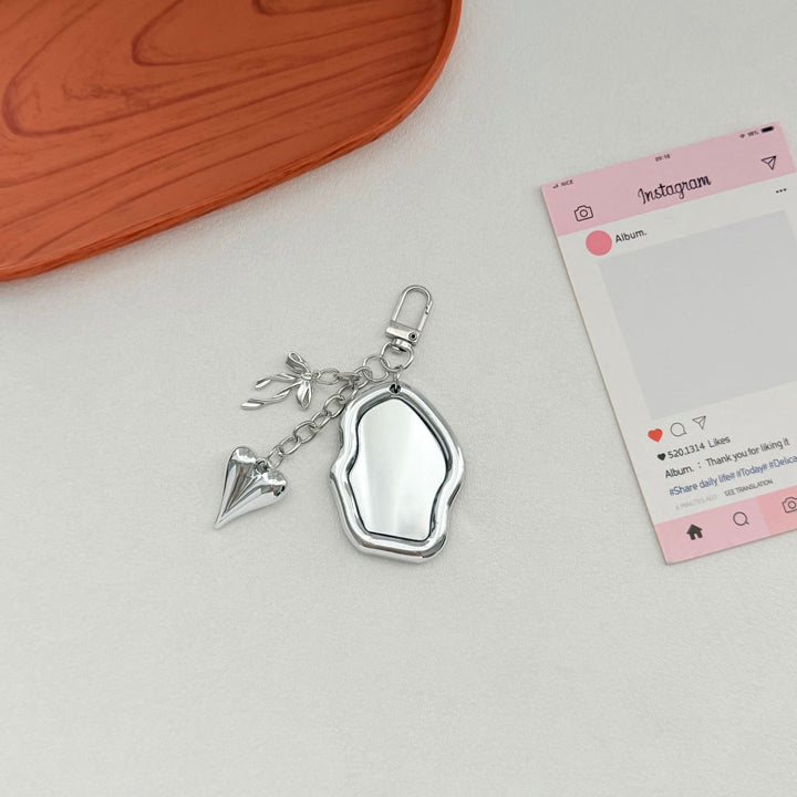 Creative Mirror Keychain Bowlift