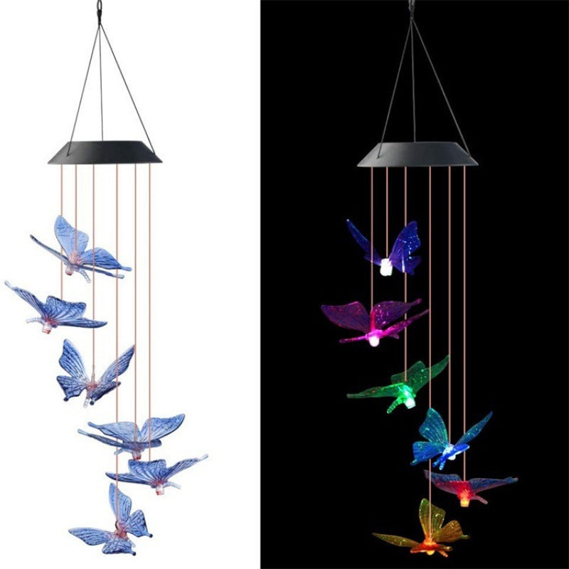 Decorative Flamingo Hanging Mobile Wind Chime Garden Ornament Bowlift
