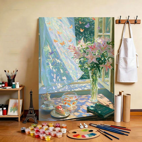 Artistic Floral Still Life Painting Kit Bowlift