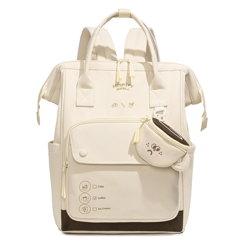 Multi-Functional Casual Backpack with Detachable Pouch Bowlift