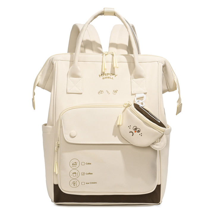 Multi-Functional Casual Backpack with Detachable Pouch Bowlift