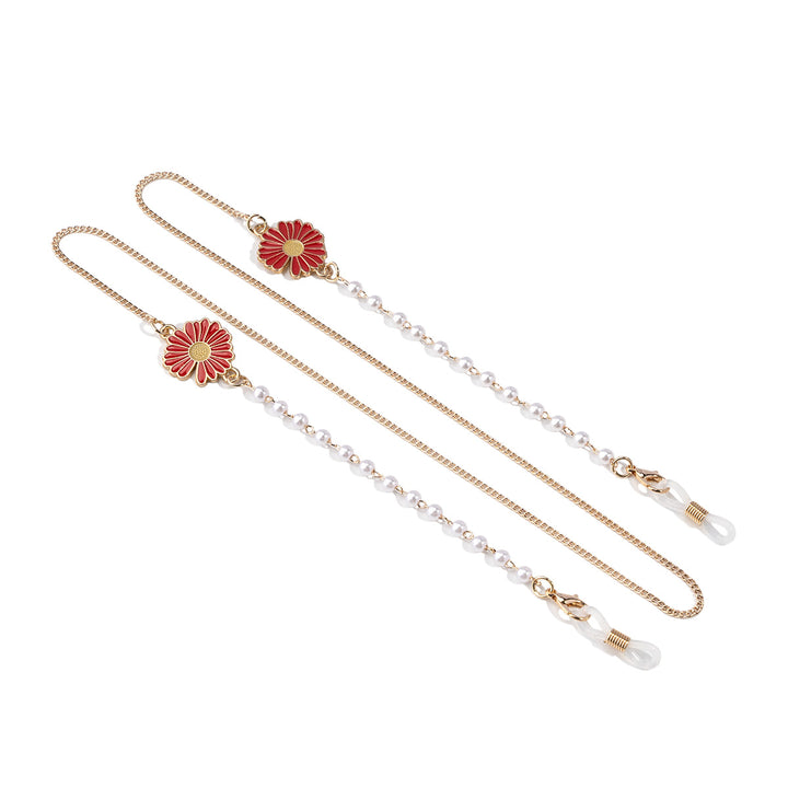 Floral Design Eyewear Chain Bowlift