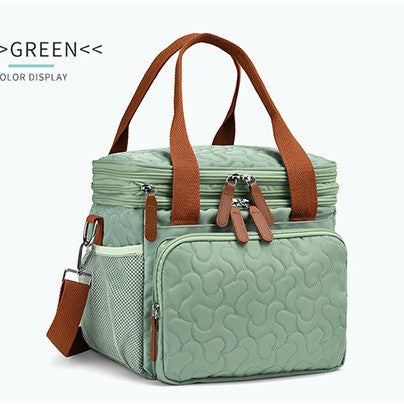 Insulated Multi-Compartment Lunch Tote Bowlift