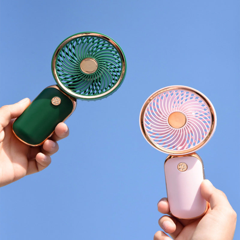 Women's Portable Mini Fan with Innovative Spiral Design Bowlift