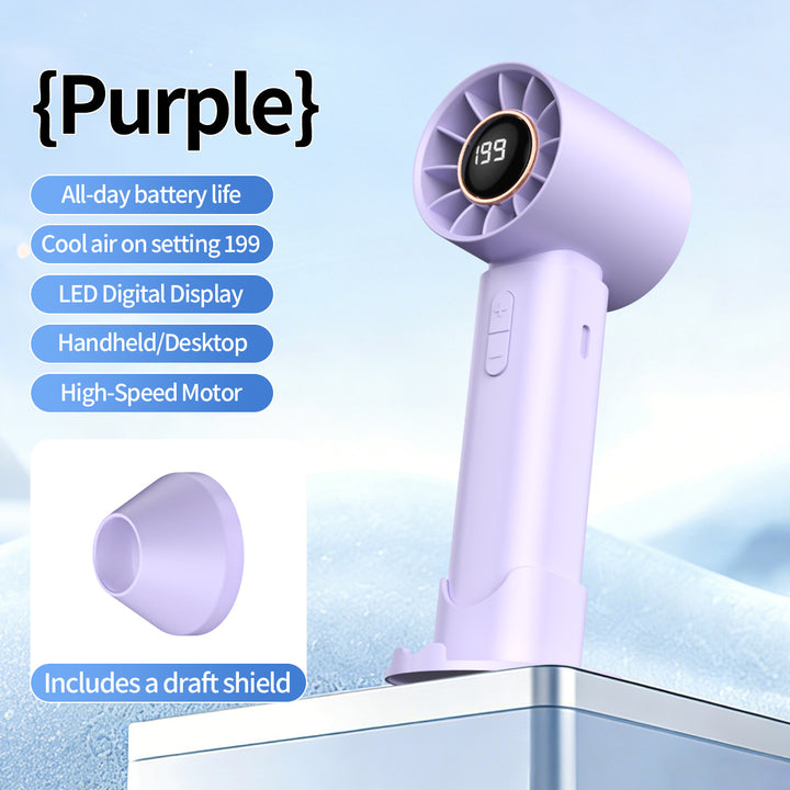 Unisex High-Performance Portable Handheld Fan Bowlift