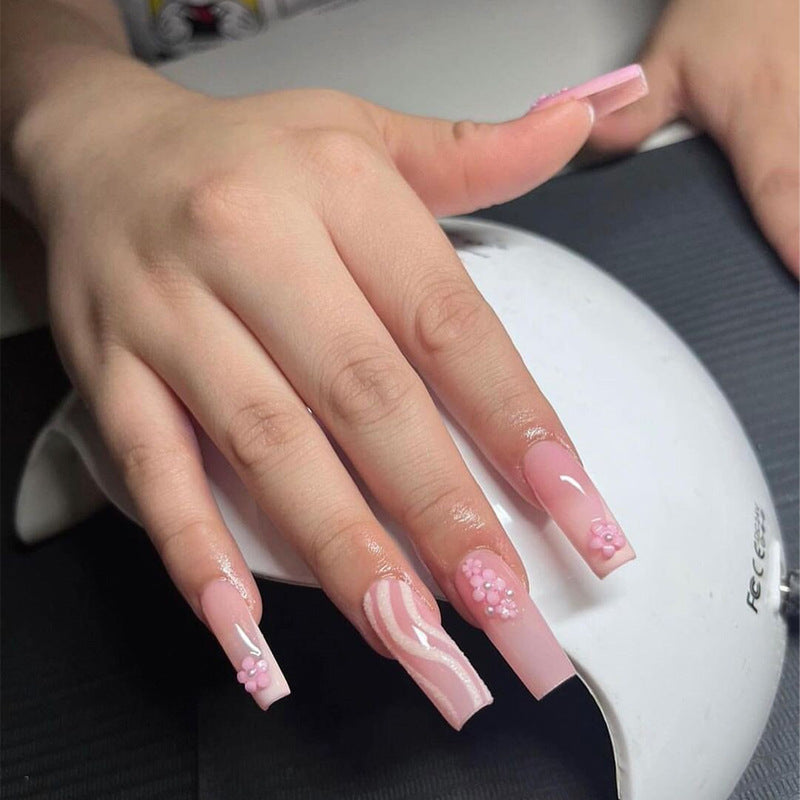 Glamorous Glittery Stiletto Press-On Nails Bowlift
