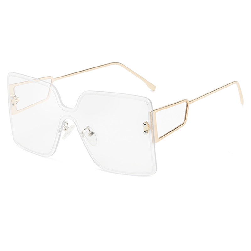 Women oversized Geometric Sunglasses Bowlift