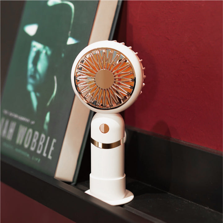Ladies Portable Mini Hand Fan with Innovative Design Bowlift