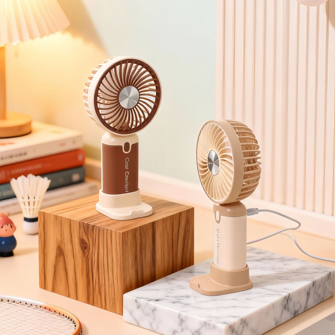 Women's Portable Hand Fan with USB Charging Function Bowlift