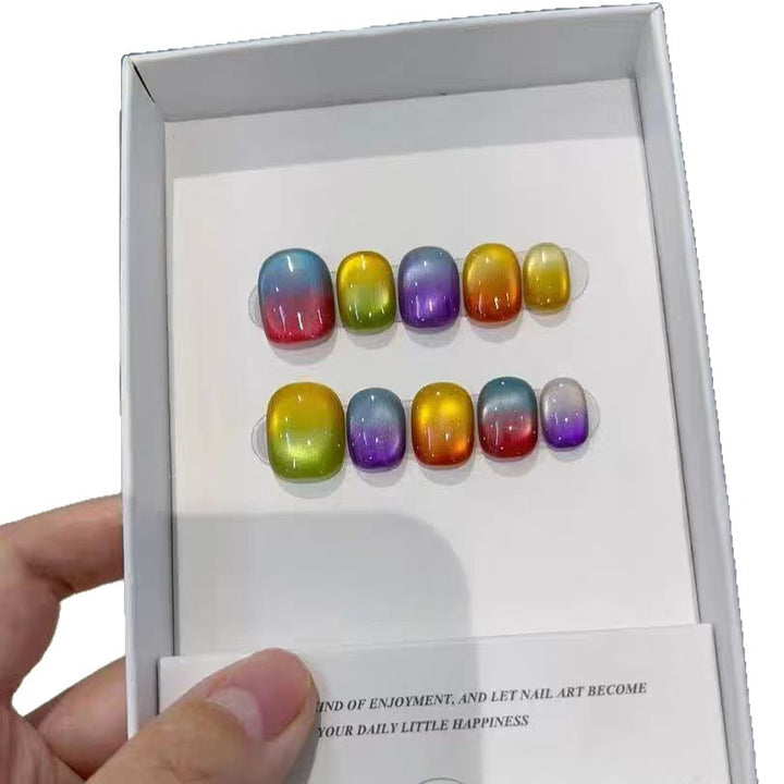 Gradient Ombre Press-On Nails Bowlift