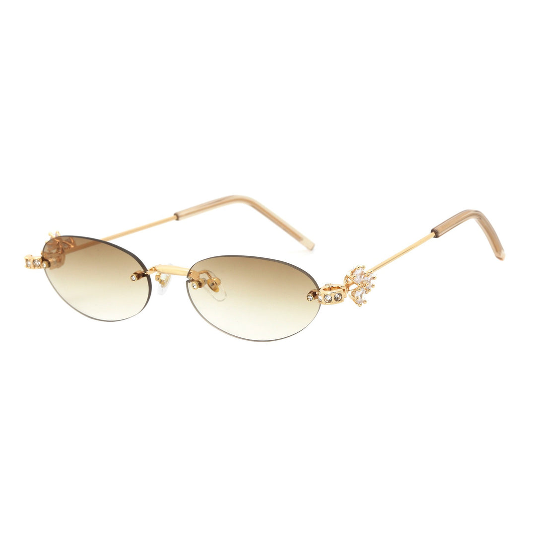 Ladies Designer Sunglasses with Luxurious Embellishments Bowlift