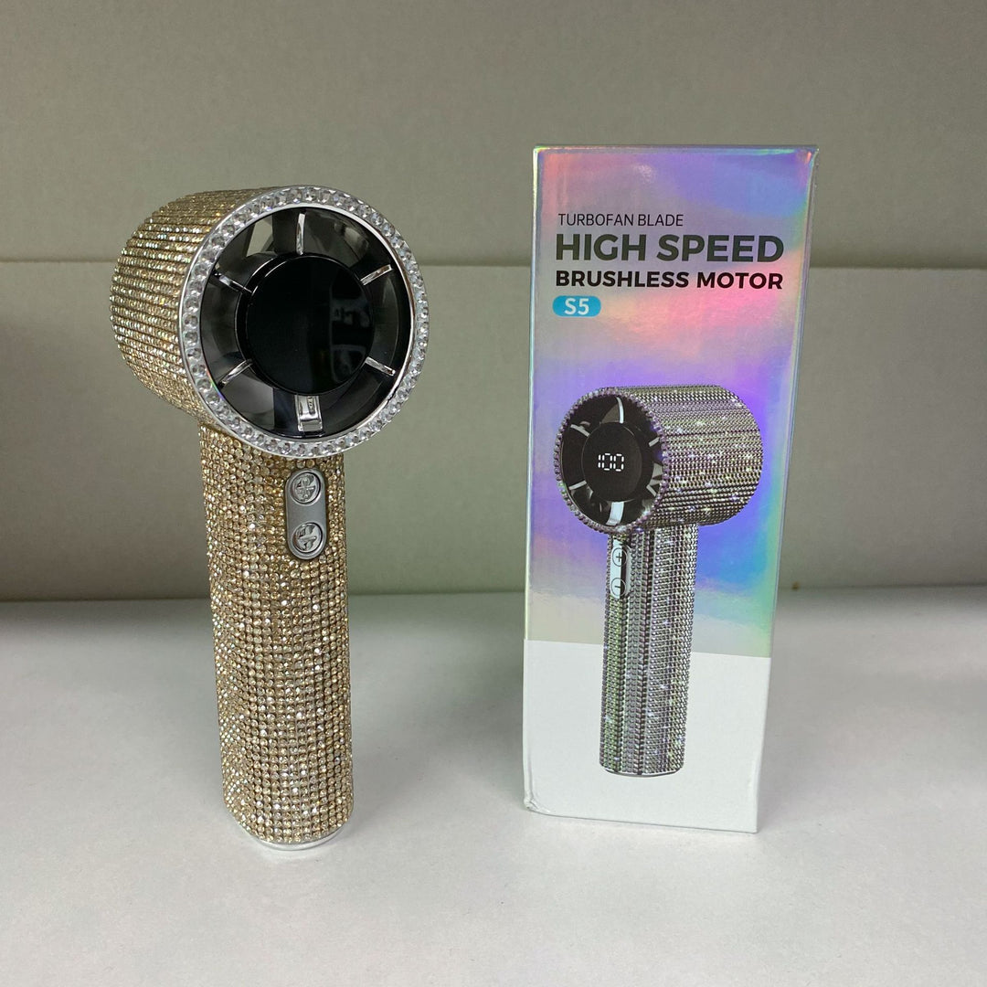 Women's High-Performance Handheld Hair Dryer with Brilliant Accents Bowlift