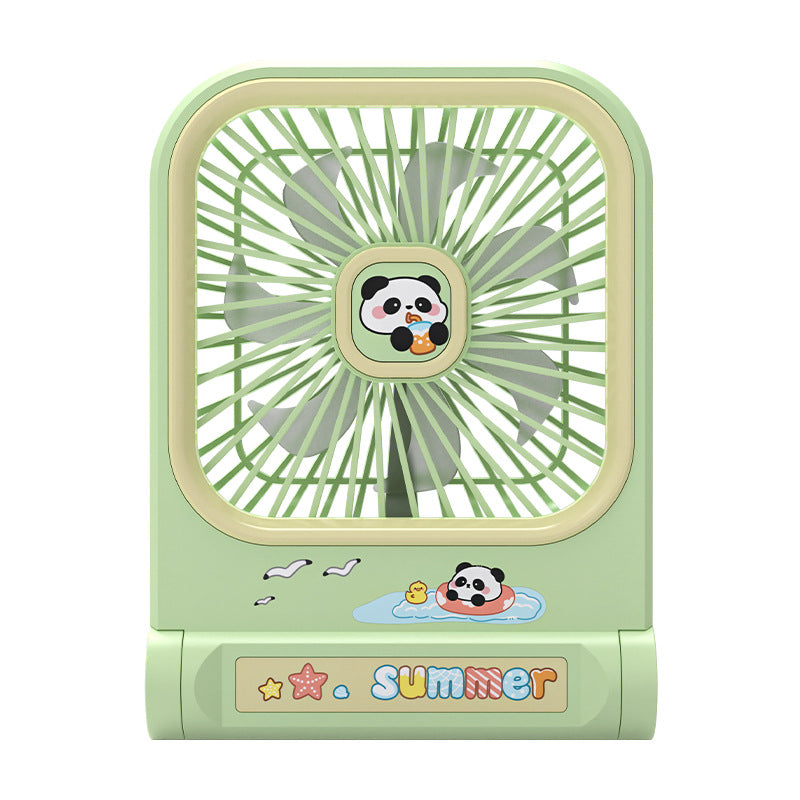 Women portable mini table fan in panda design Bowlift