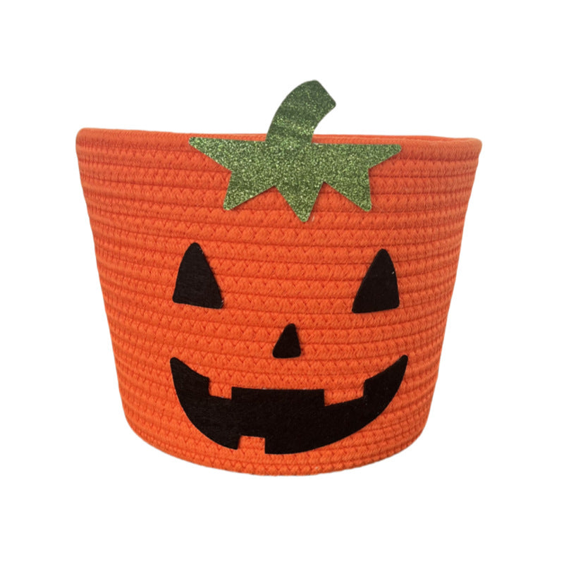 Women's Decorative Storage Basket in Pumpkin Design Bowlift