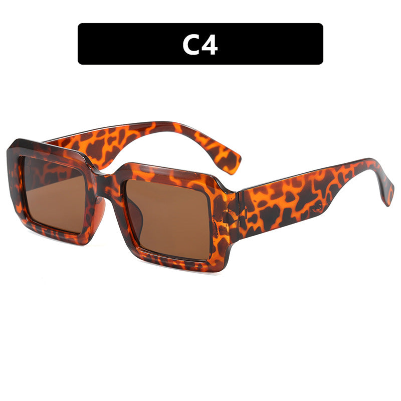 Ladies oversized square sunglasses with modern plastic frame Bowlift