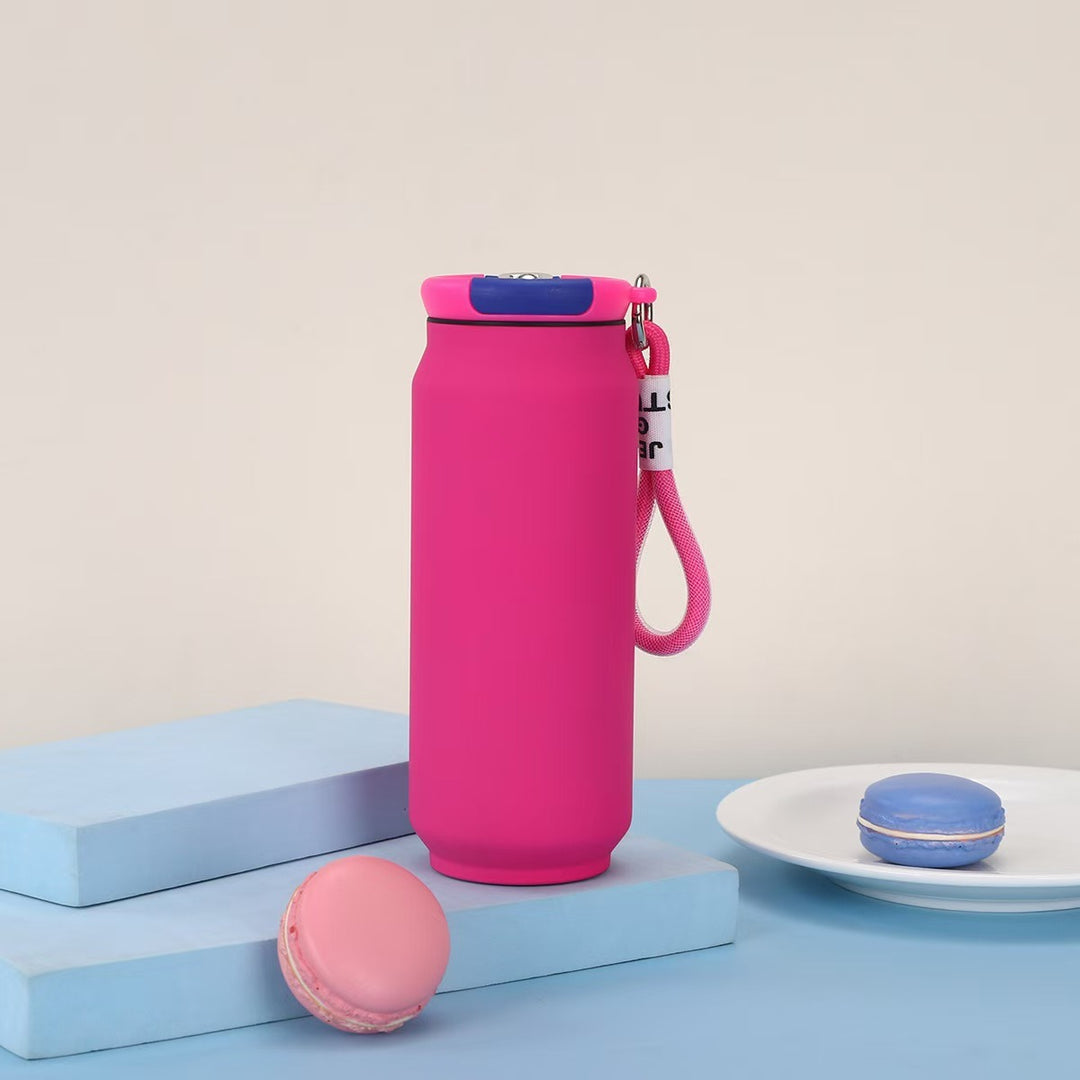 Women insulated water bottle with practical carry handle Bowlift