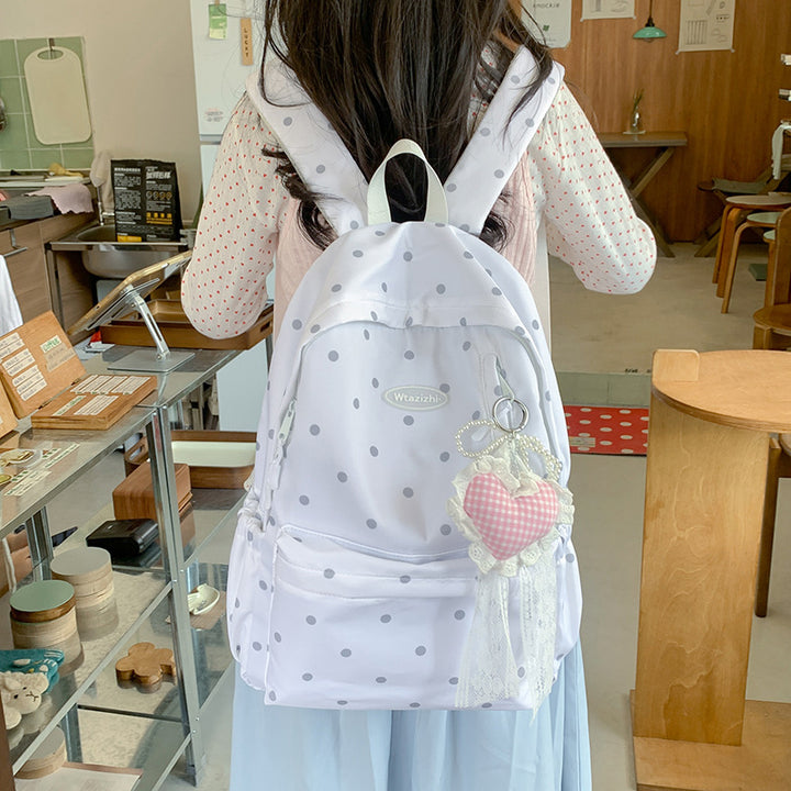 Decorative Polka Dot Backpack