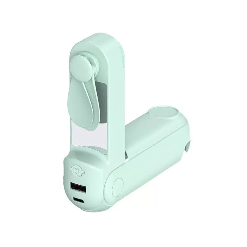 Women Portable USB Fan with Flexible Mount Bowlift