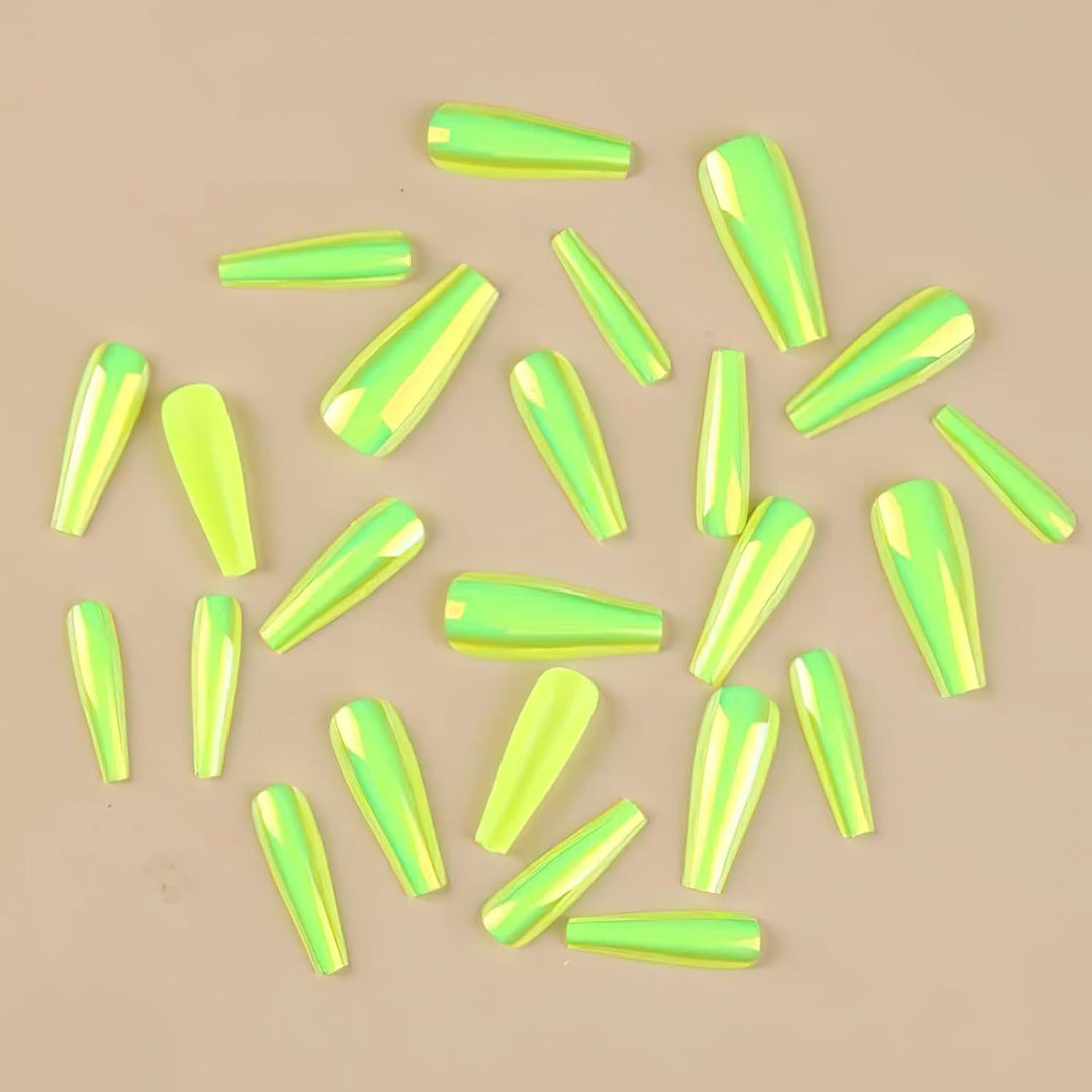 Glossy Artificial Nails Set Bowlift