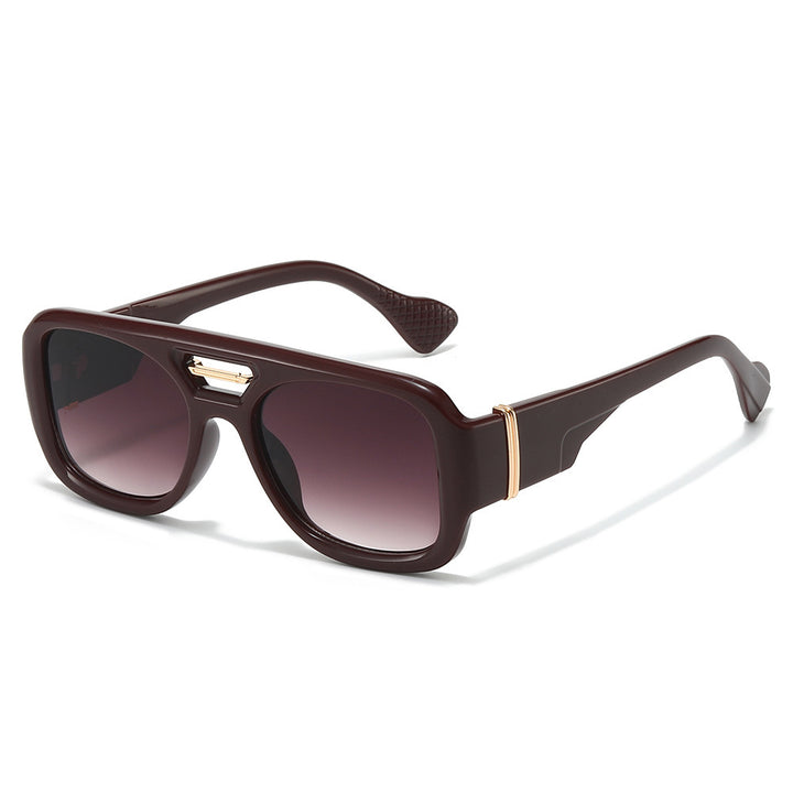 Contemporary Oversized Rectangle Sunglasses Bowlift