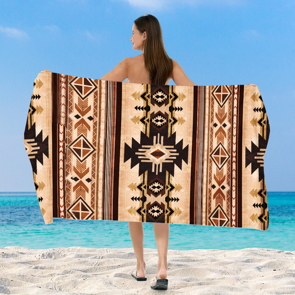 Beach towel with exclusive geometric pattern Bowlift