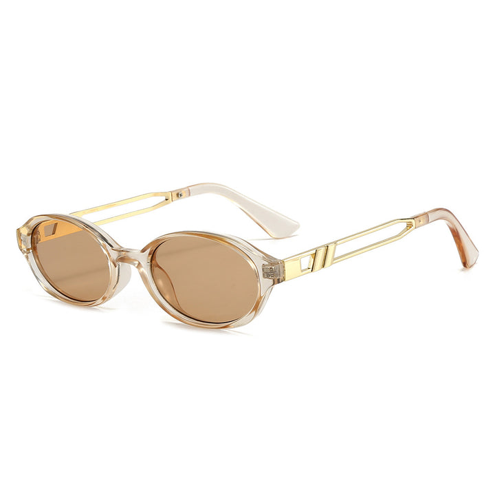 Women Elegant Sunglasses in luxurious tortoiseshell design with golden metal accents Bowlift