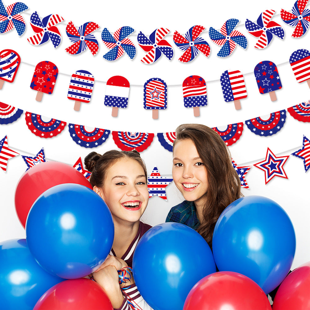 Unisex nan multi-layered fan garland made of paper for party and window decoration Bowlift