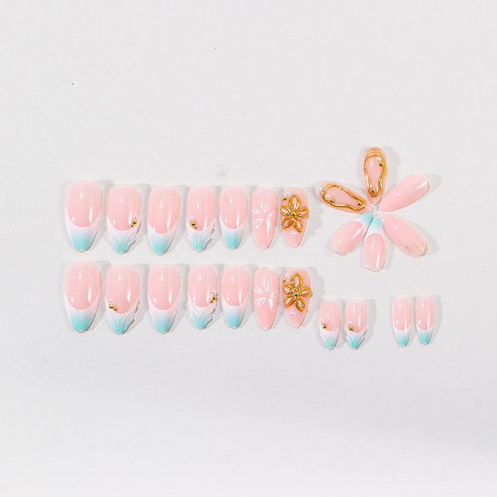 Elegant Floral Nail Art Kit Bowlift