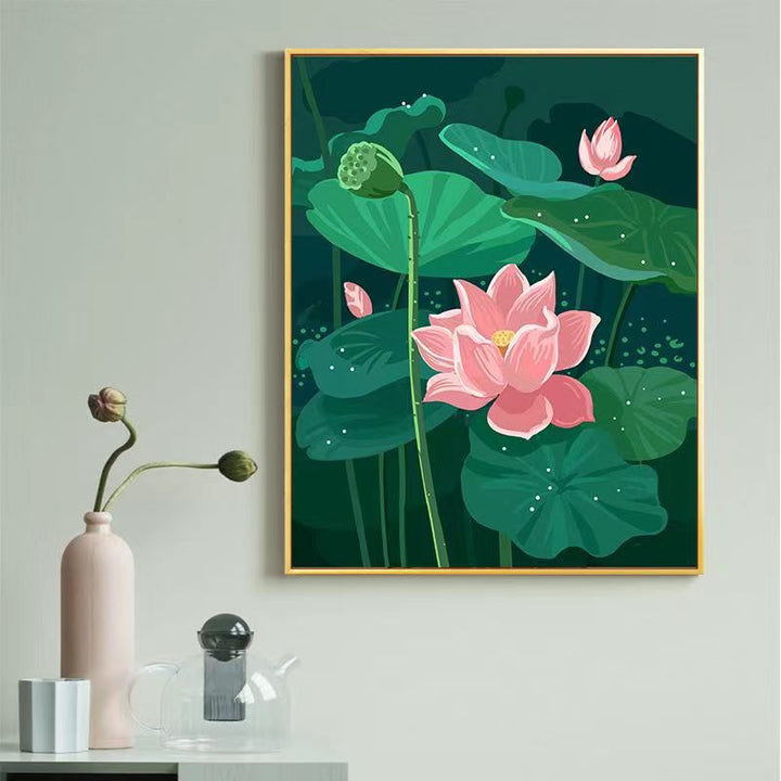 Sunflower-Themed Canvas Art Print Bowlift