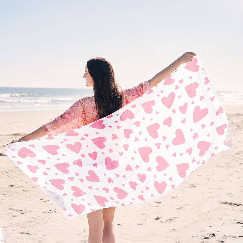 Light beach towel with creative jellyfish motif Bowlift