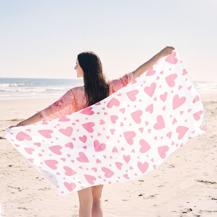 Beach towel with creative jellyfish pattern made of lightweight fabric Bowlift