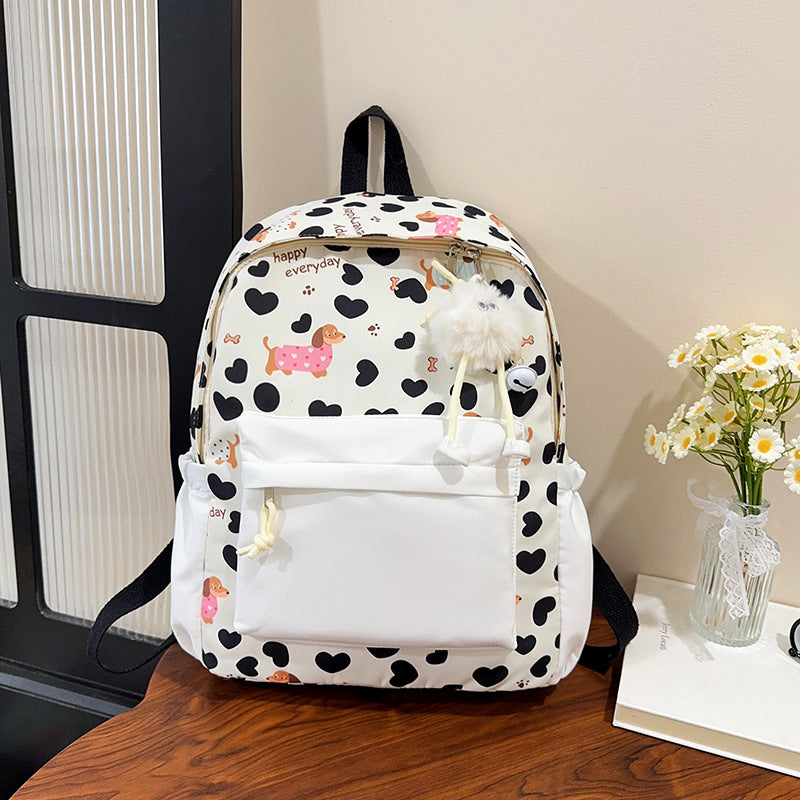 Cute Illustrated Pattern Backpack