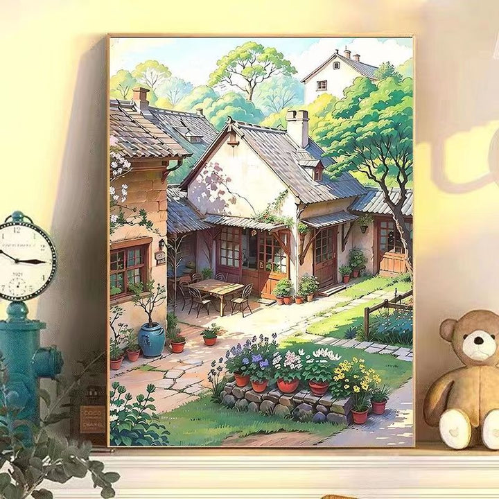 Serenity-Inspired Garden Scene Wall Art Bowlift