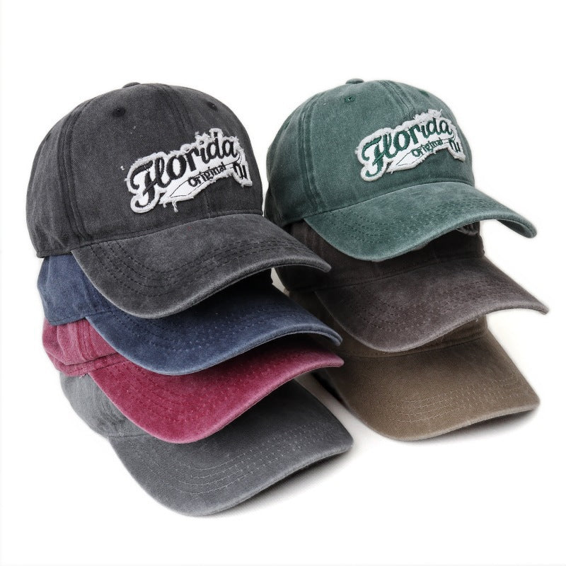 Women's Vintage-Inspired Cotton Baseball Cap Bowlift