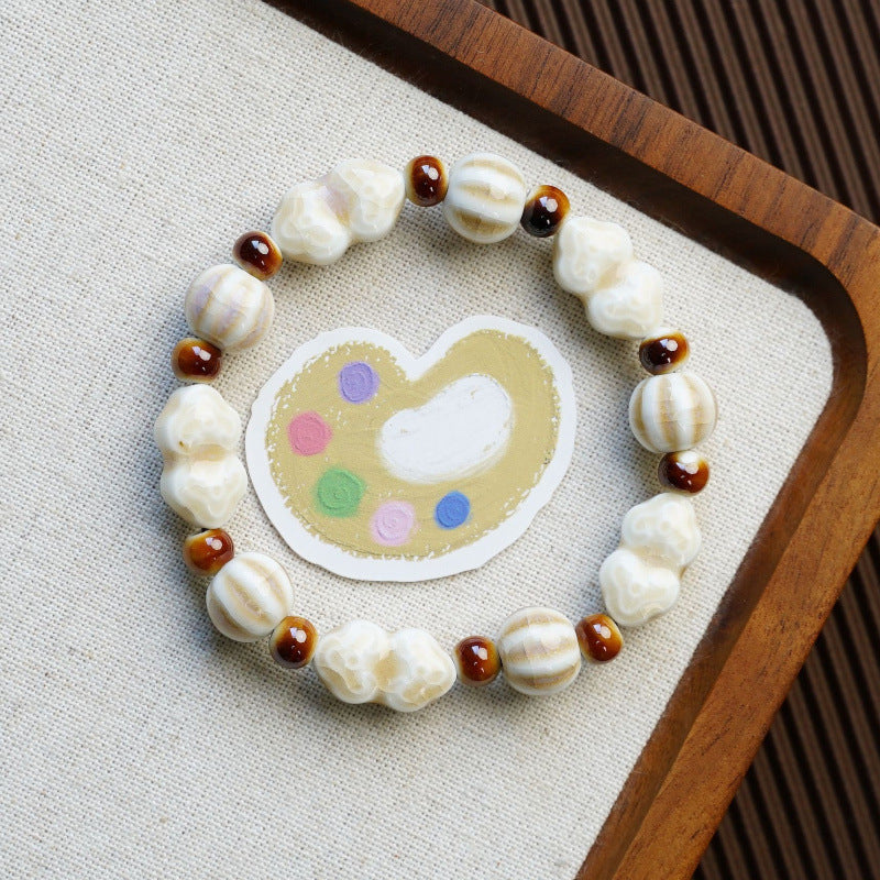 Heart-Shaped Beaded Bracelet Bowlift