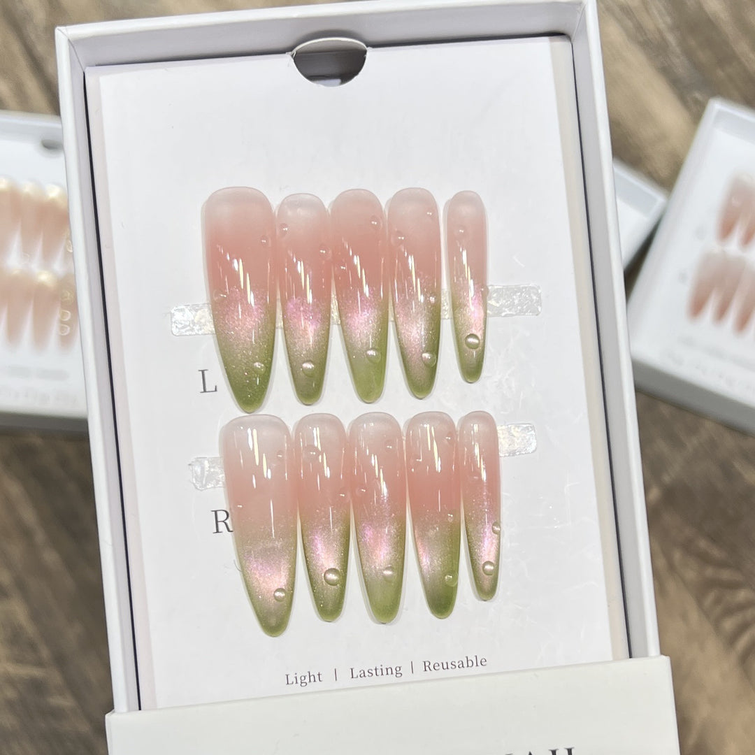 Stiletto Ombre Press-On Nail Set Bowlift