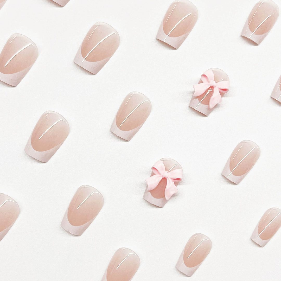 Decorative Bow Acrylic Nail Enhancements Bowlift