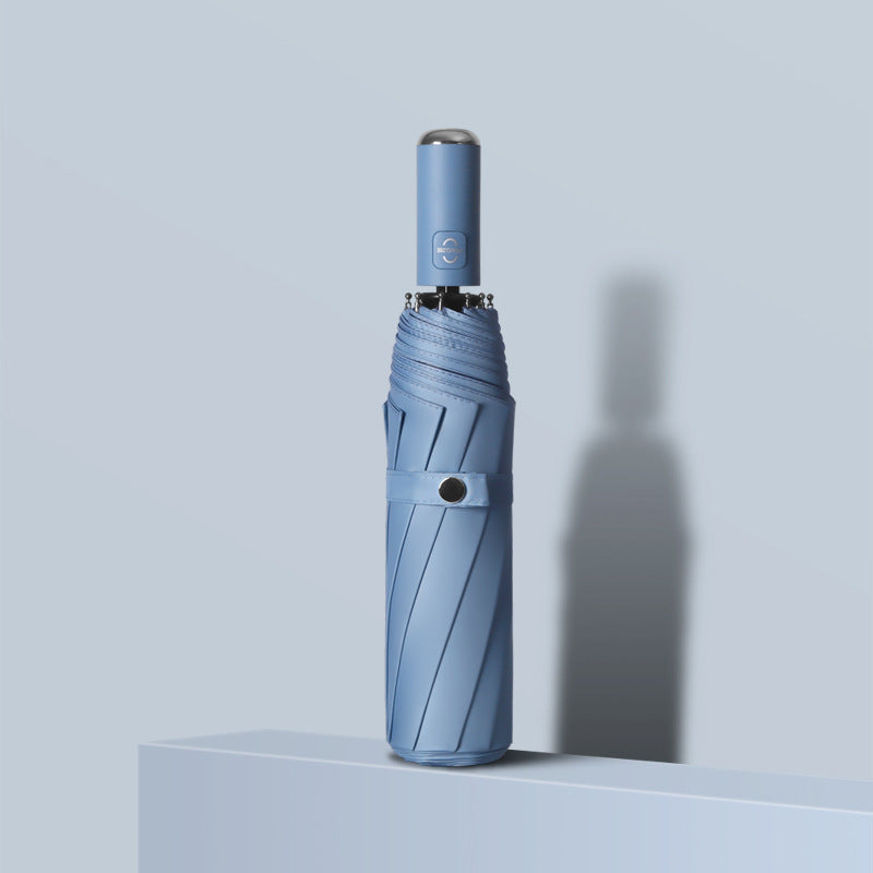 Ladies Automatic Folding Umbrella with Robust Wind Protection Bowlift