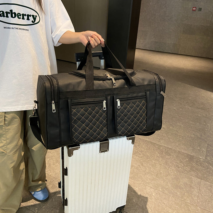 Premium Quilted Travel Duffle Bag Bowlift