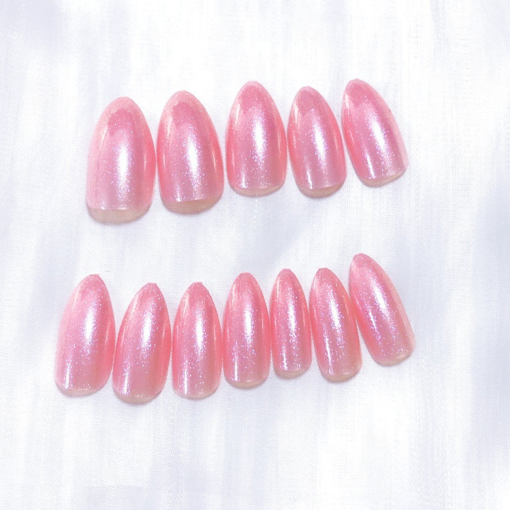 Premium Glossy Press-On Nail Extensions Bowlift