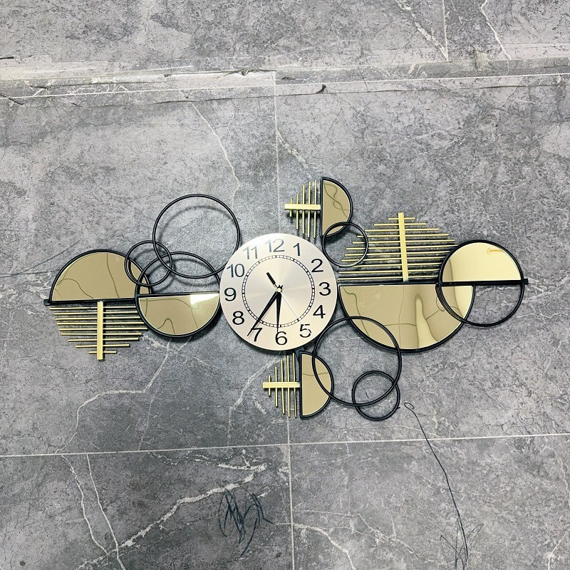 Modern Geometric Wall Clock Bowlift