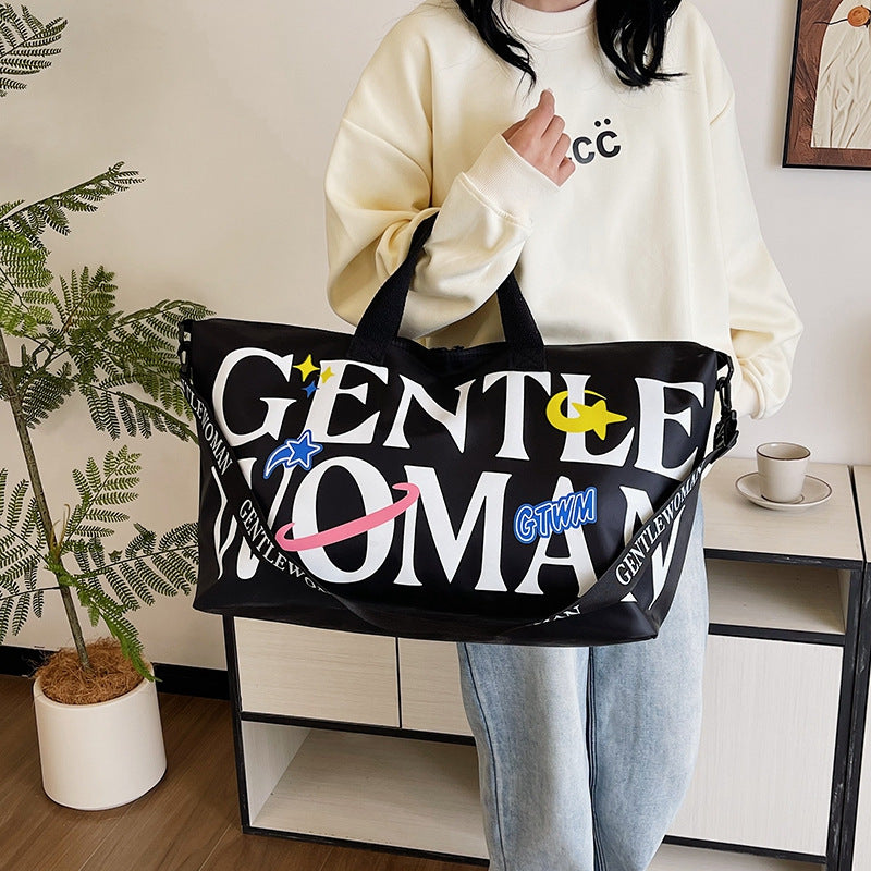 Trendy Graphic Tote Bag Bowlift